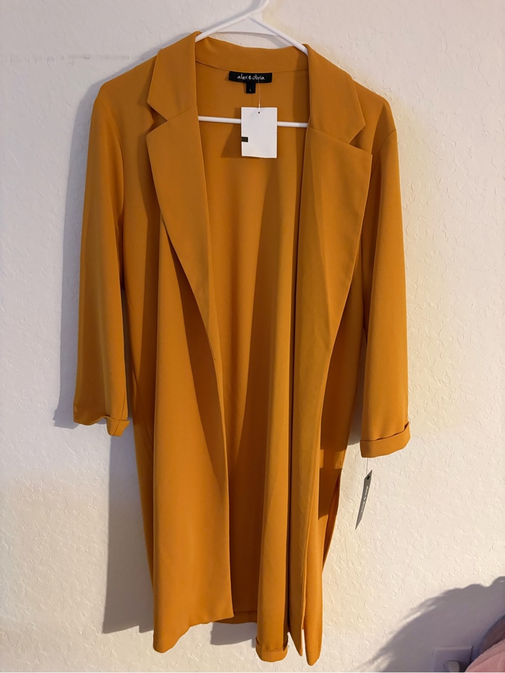 Alice + Olivia Mustard Yellow Women's Jacket